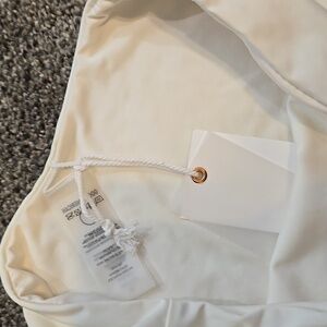 NWT Good American Ivory  Bikini Bottom Swim Sz 0/XS
